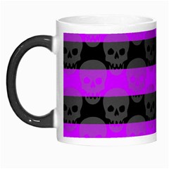 Purple Goth Skulls  Morph Mug from ArtsNow.com Left