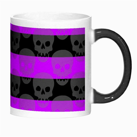 Purple Goth Skulls  Morph Mug from ArtsNow.com Right