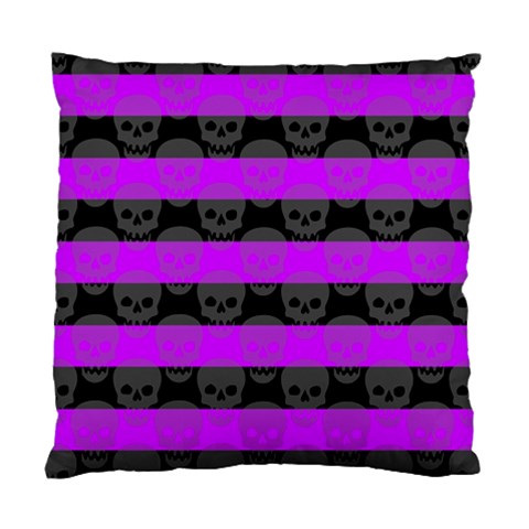 Purple Goth Skulls  Cushion Case (One Side) from ArtsNow.com Front