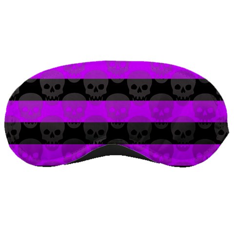 Purple Goth Skulls  Sleeping Mask from ArtsNow.com Front