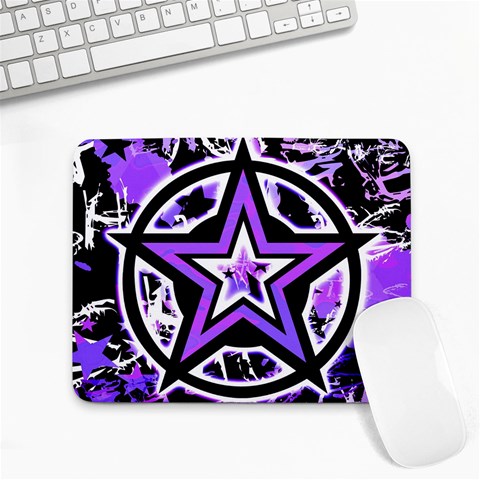 Purple Star Small Mousepad from ArtsNow.com Front