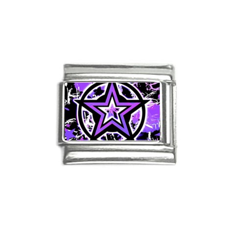 Purple Star Italian Charm (9mm) from ArtsNow.com Front