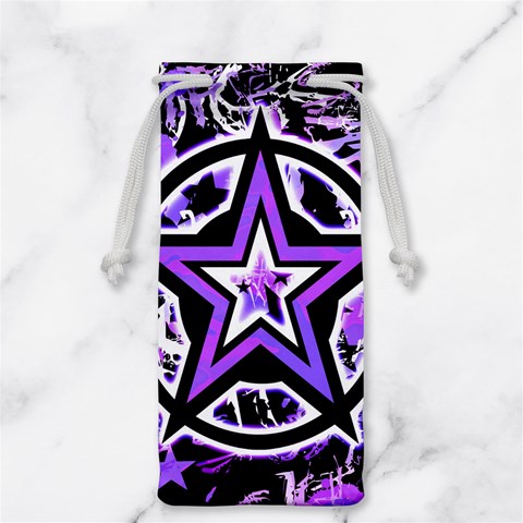 Purple Star Jewelry Bag from ArtsNow.com Back