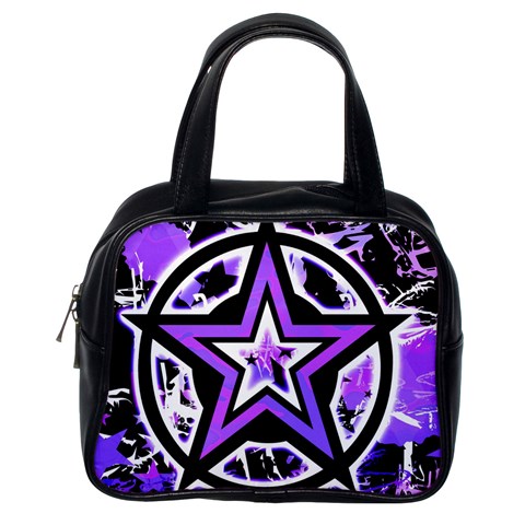 Purple Star Classic Handbag (One Side) from ArtsNow.com Front