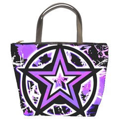 Purple Star Bucket Bag from ArtsNow.com Front