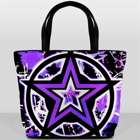 Purple Star Bucket Bag from ArtsNow.com Back