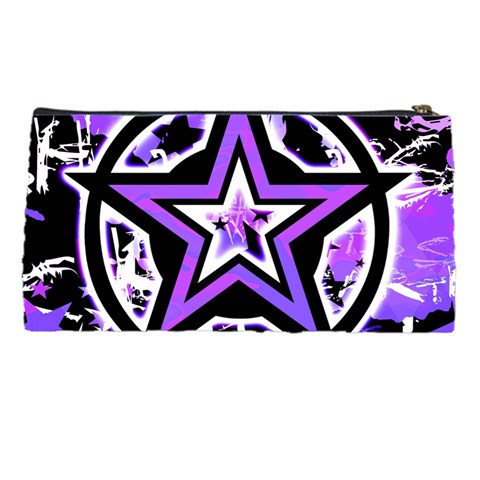 Purple Star Pencil Case from ArtsNow.com Back