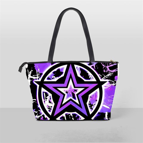 Purple Star Classic Shoulder Handbag from ArtsNow.com Back