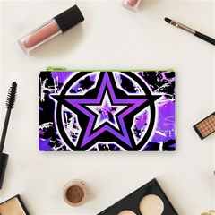 Purple Star Cosmetic Bag (Small) from ArtsNow.com Front