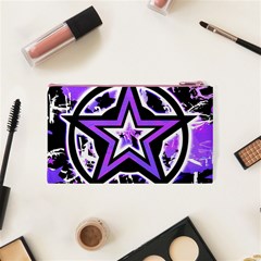 Purple Star Cosmetic Bag (Small) from ArtsNow.com Back