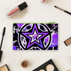 Purple Star Cosmetic Bag (Small) from ArtsNow.com Back