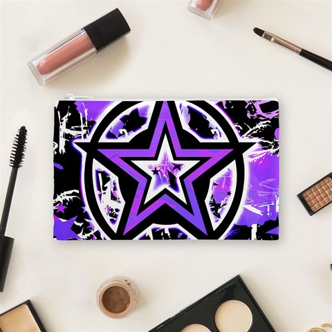 Purple Star Cosmetic Bag (Medium) from ArtsNow.com Front