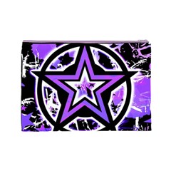 Purple Star Cosmetic Bag (Large) from ArtsNow.com Back