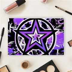 Purple Star Cosmetic Bag (Large) from ArtsNow.com Back