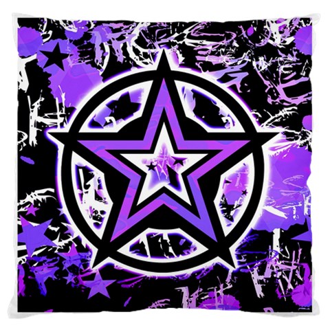 Purple Star Large Cushion Case (One Side) from ArtsNow.com Front