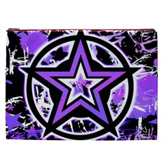 Purple Star Cosmetic Bag (XXL) from ArtsNow.com Front