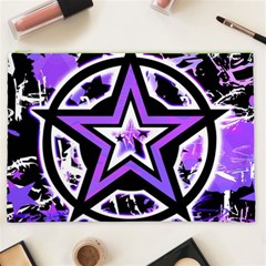 Purple Star Cosmetic Bag (XXL) from ArtsNow.com Front