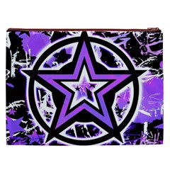 Purple Star Cosmetic Bag (XXL) from ArtsNow.com Back