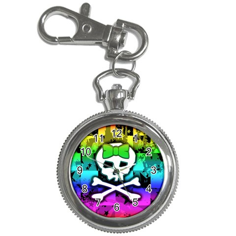 Rainbow Skull Key Chain Watch from ArtsNow.com Front