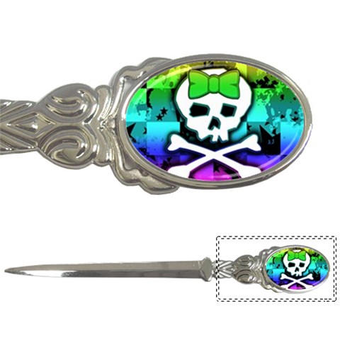 Rainbow Skull Letter Opener from ArtsNow.com Front