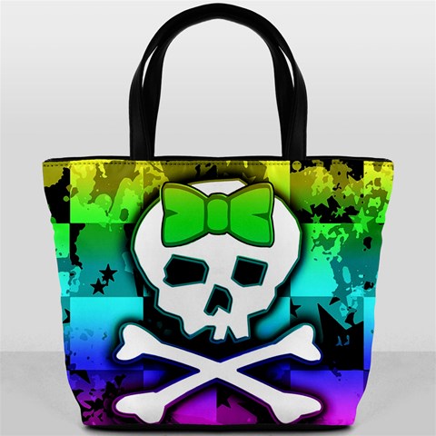 Rainbow Skull Bucket Bag from ArtsNow.com Back