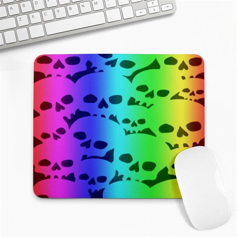 Rainbow Skull Collection Large Mousepad from ArtsNow.com Front