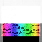 Rainbow Skull Collection Jigsaw Puzzle (Rectangular)