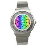 Rainbow Skull Collection Stainless Steel Watch