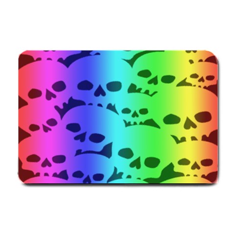 Rainbow Skull Collection Small Doormat from ArtsNow.com 24 x16  Door Mat