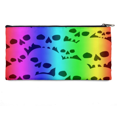 Rainbow Skull Collection Pencil Case from ArtsNow.com Back