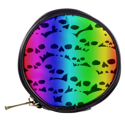 Rainbow Skull Collection Mini Makeup Bag from ArtsNow.com Back