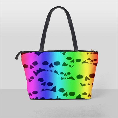 Rainbow Skull Collection Classic Shoulder Handbag from ArtsNow.com Back