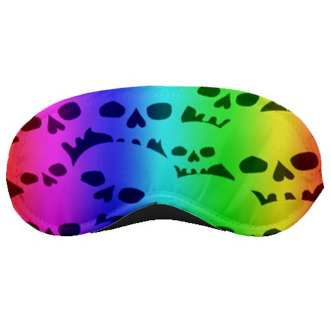 Rainbow Skull Collection Sleeping Mask from ArtsNow.com Front