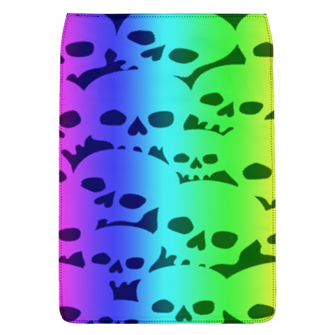 Rainbow Skull Collection Removable Flap Cover (Large) from ArtsNow.com Front