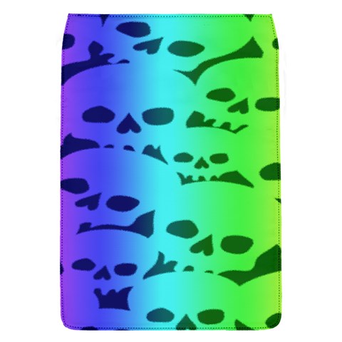 Rainbow Skull Collection Removable Flap Cover (Small) from ArtsNow.com Front