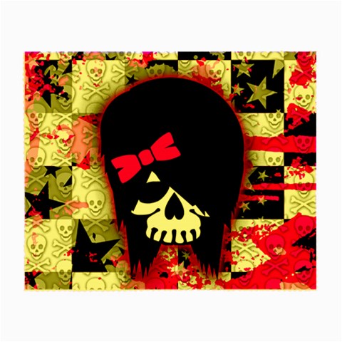 Scene Kid Girl Skull Glasses Cloth (Small) from ArtsNow.com Front