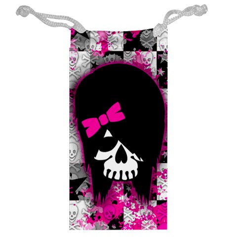 Scene Kid Girl Skull Jewelry Bag from ArtsNow.com Back