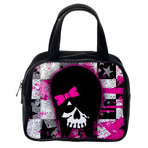 Scene Kid Girl Skull Classic Handbag (One Side) from ArtsNow.com Front