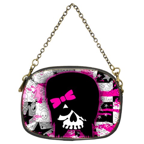 Scene Kid Girl Skull Chain Purse (Two Sides) from ArtsNow.com Back