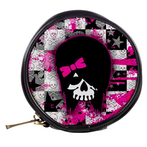 Scene Kid Girl Skull Mini Makeup Bag from ArtsNow.com Back