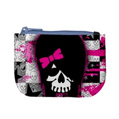 Scene Kid Girl Skull Mini Coin Purse from ArtsNow.com Front