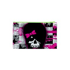 Scene Kid Girl Skull Cosmetic Bag (Small) from ArtsNow.com Back