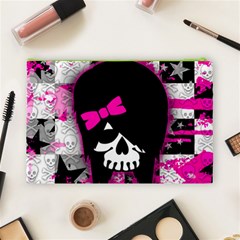 Scene Kid Girl Skull Cosmetic Bag (Large) from ArtsNow.com Back