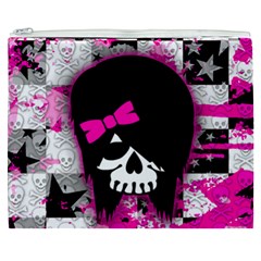 Scene Kid Girl Skull Cosmetic Bag (XXXL) from ArtsNow.com Front