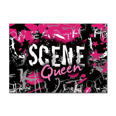 Scene Queen Sticker A4 (100 pack) from ArtsNow.com Front