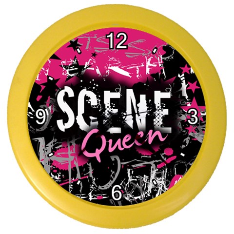 Scene Queen Color Wall Clock from ArtsNow.com Front