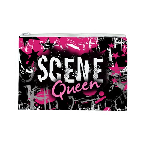 Scene Queen Cosmetic Bag (Large) from ArtsNow.com Front