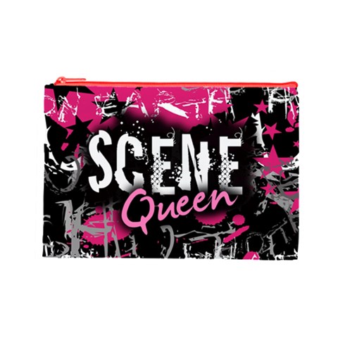 Scene Queen Cosmetic Bag (Large) from ArtsNow.com Front