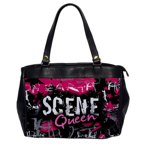 Scene Queen Oversize Office Handbag (One Side) from ArtsNow.com Front