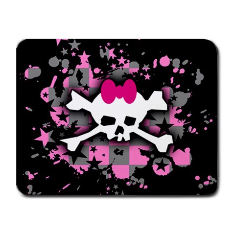 Scene Skull Splatter Small Mousepad from ArtsNow.com Front